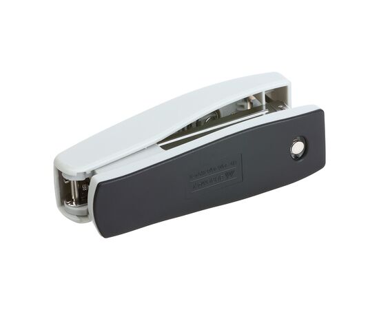 Степлер Buromax пластиковый, 20 листов, (скобы №24;26), 123 х 36 х 52 мм, серый (BM.4201-09), изображение 4