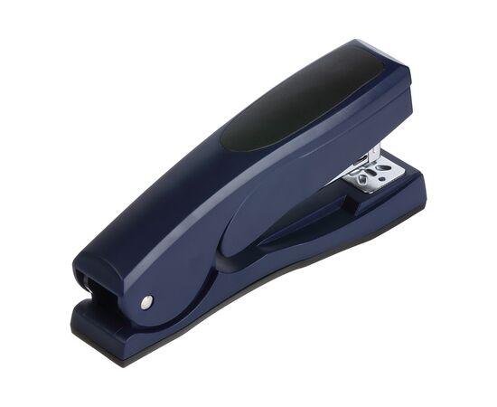 Степлер Buromax пластиковый с поворотным рычагом, 20 листов, (скобы №24;26), 155 х 38 х 73 мм, синий (BM.4208-02), изображение 2