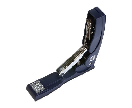 Степлер Buromax пластиковый с поворотным рычагом, 20 листов, (скобы №24;26), 155 х 38 х 73 мм, синий (BM.4208-02), изображение 3