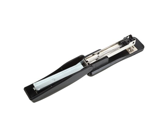 Степлер Buromax пластиковый JOBMAX, 15 листов, (скобы №24;26), 110 х 30 х 48 мм, черный (BM.4213-01), изображение 3 Степлер Buromax пластиковый JOBMAX, 15 листов, (скобы №24;26), 110 х 30 х 48 мм, черный (BM.4213-01), изображение 3