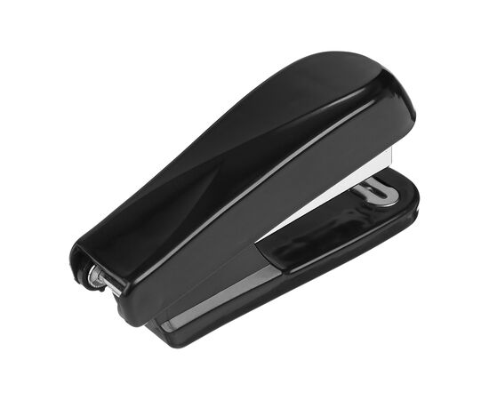 Степлер Buromax пластиковый JOBMAX, 20 листов, (скобы №24;26), 100 х 30 х 50 мм, черный (BM.4214-01), изображение 2 Степлер Buromax пластиковый JOBMAX, 20 листов, (скобы №24;26), 100 х 30 х 50 мм, черный (BM.4214-01), изображение 2