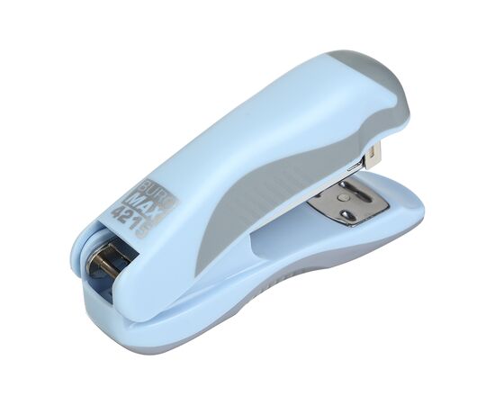 Степлер Buromax пластиковый PASTEL, 20 листов, (скобы №24, 26), 111 х 62 х 32 мм, голубой (BM.4215-14), изображение 2 Степлер Buromax пластиковый PASTEL, 20 листов, (скобы №24, 26), 111 х 62 х 32 мм, голубой (BM.4215-14), изображение 2