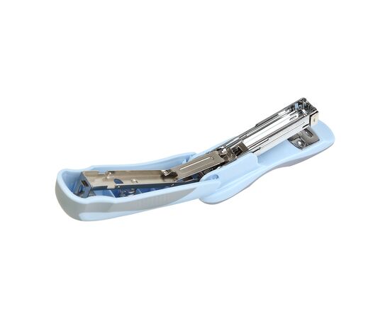 Степлер Buromax пластиковый PASTEL, 20 листов, (скобы №24, 26), 111 х 62 х 32 мм, голубой (BM.4215-14), изображение 4 Степлер Buromax пластиковый PASTEL, 20 листов, (скобы №24, 26), 111 х 62 х 32 мм, голубой (BM.4215-14), изображение 4