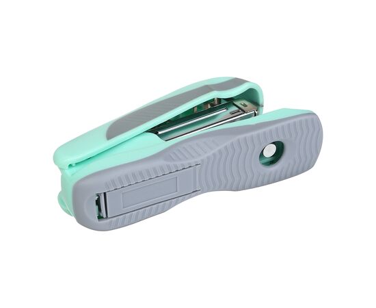 Степлер Buromax пластиковый PASTEL, 20 листов, (скобы №24, 26), 111 х 62 х 32 мм, мятный (BM.4215-38), изображение 3 Степлер Buromax пластиковый PASTEL, 20 листов, (скобы №24, 26), 111 х 62 х 32 мм, мятный (BM.4215-38), изображение 3