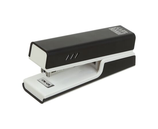 Степлер Buromax пластиковый, 20 листов, (скобы №24;26), 129,6 x 38,9 x 59,2 мм, черный (BM.4217-01), изображение 2 Степлер Buromax пластиковый, 20 листов, (скобы №24;26), 129,6 x 38,9 x 59,2 мм, черный (BM.4217-01), изображение 2
