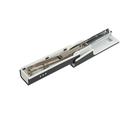 Степлер Buromax пластиковый, 20 листов, (скобы №24;26), 129,6 x 38,9 x 59,2 мм, черный (BM.4217-01), изображение 3 Степлер Buromax пластиковый, 20 листов, (скобы №24;26), 129,6 x 38,9 x 59,2 мм, черный (BM.4217-01), изображение 3