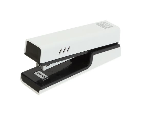 Степлер Buromax пластиковый, 20 листов, (скобы №24;26), 129,6 x 38,9 x 59,2 мм, белый (BM.4217-12), изображение 2