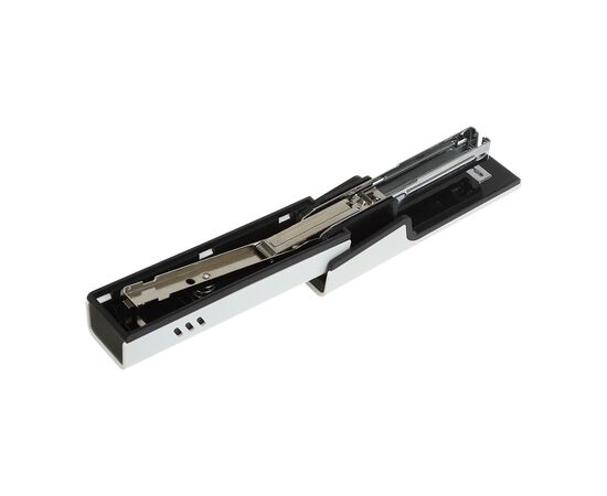 Степлер Buromax пластиковый, 20 листов, (скобы №24;26), 129,6 x 38,9 x 59,2 мм, белый (BM.4217-12), изображение 3