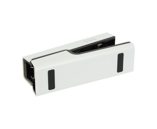 Степлер Buromax пластиковый, 20 листов, (скобы №24;26), 129,6 x 38,9 x 59,2 мм, белый (BM.4217-12), изображение 4