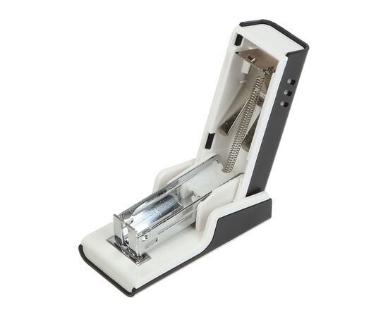 Степлер Buromax пластиковый МИНИ, 20 листов, (скобы №24;26), 67,4 х 32,2 х 43,1 мм, черный (BM.4218-01), изображение 3