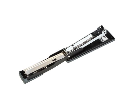 Степлер Buromax металлический, JOBMAX, 20 листов, (скобы №24;26), 112 х 44 х 34 мм, черный (BM.4258-01), изображение 3