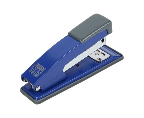 Степлер Buromax металлический, JOBMAX, 20 листов, (скобы №24;26), 112 х 44 х 34 мм, синий (BM.4258-02), изображение 2