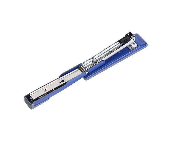 Степлер Buromax металлический, JOBMAX, 20 листов, (скобы №24;26), 112 х 44 х 34 мм, синий (BM.4259-02), изображение 3