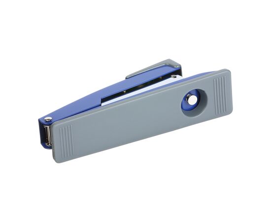 Степлер Buromax металлический, JOBMAX, 20 листов, (скобы №24;26), 112 х 44 х 34 мм, синий (BM.4259-02), изображение 4