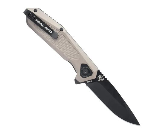 Ніж Real Avid RAV-3 Black Oxide Aluminum + Steel (AVRAV3), зображення 4 Ніж Real Avid RAV-3 Black Oxide Aluminum + Steel (AVRAV3), зображення 4