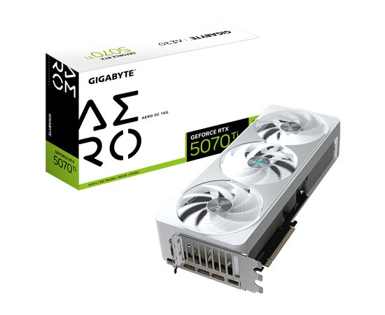 Видеокарта GIGABYTE GeForce RTX5070 Ti 16GB AERO OC (GV-N507TAERO OC-16GD), изображение 10 Видеокарта GIGABYTE GeForce RTX5070 Ti 16GB AERO OC (GV-N507TAERO OC-16GD), изображение 10