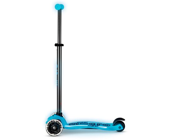 Самокат Micro Maxi Deluxe Glow LED Plus Синій кришталь (MMD377), зображення 2 Самокат Micro Maxi Deluxe Glow LED Plus Синій кришталь (MMD377), зображення 2