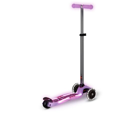 Самокат Micro Maxi Deluxe Glow LED Plus Сиятельно-пурпурный (MMD378), изображение 3 Самокат Micro Maxi Deluxe Glow LED Plus Сиятельно-пурпурный (MMD378), изображение 3