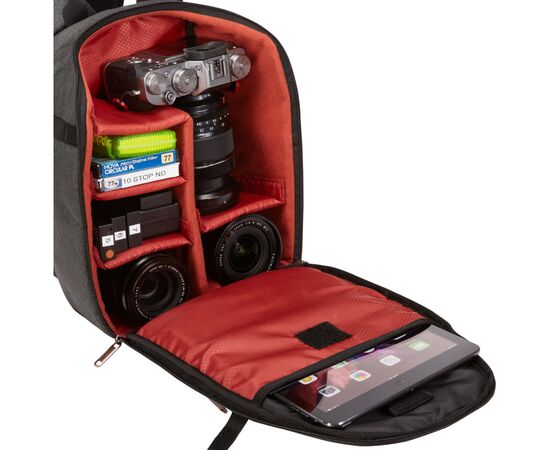 Фото-сумка Case Logic ERA DSLR Backpack CEBP-104 Obsidian 22x14x30 cm (3204004), изображение 3 Фото-сумка Case Logic ERA DSLR Backpack CEBP-104 Obsidian 22x14x30 cm (3204004), изображение 3