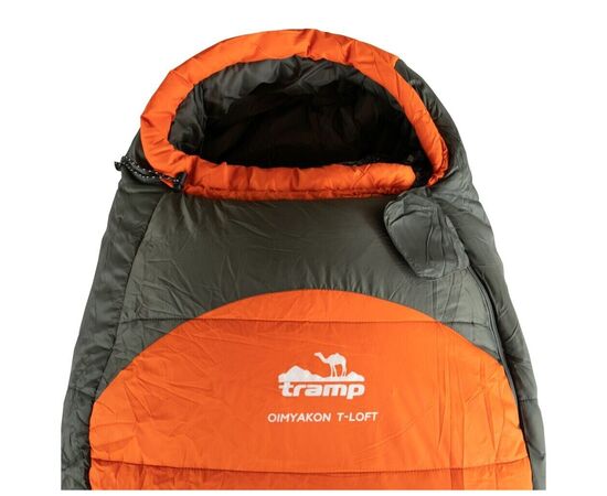 Спальний мішок Tramp Oimyakon Regular Orange/Grey L (UTRS-048R-L), зображення 2 Спальний мішок Tramp Oimyakon Regular Orange/Grey L (UTRS-048R-L), зображення 2