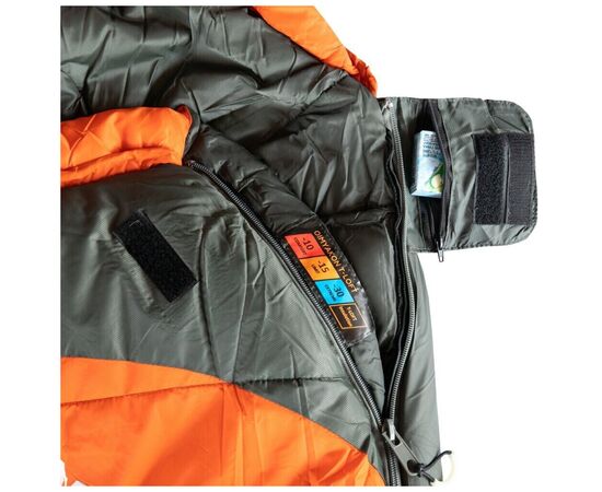 Спальний мішок Tramp Oimyakon Regular Orange/Grey L (UTRS-048R-L), зображення 7 Спальний мішок Tramp Oimyakon Regular Orange/Grey L (UTRS-048R-L), зображення 7