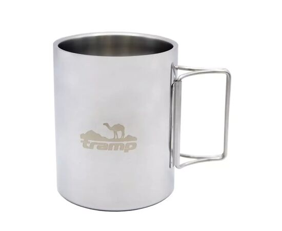 Чашка туристическая Tramp со складными ручками 500мл (UTRC-142-metal), изображение 3 Чашка туристическая Tramp со складными ручками 500мл (UTRC-142-metal), изображение 3