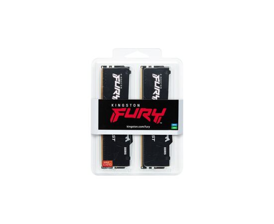 Модуль памяти для компьютера DDR5 32GB (2x16GB) 5200 MHz Beast RGB AM5 Black Kingston Fury (ex.HyperX) (KF552C36BBEAK2-32), изображение 6 Модуль памяти для компьютера DDR5 32GB (2x16GB) 5200 MHz Beast RGB AM5 Black Kingston Fury (ex.HyperX) (KF552C36BBEAK2-32), изображение 6
