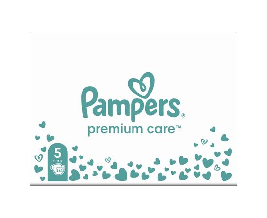 Подгузник Pampers Premium Care Розмір 5 (11-16 кг) 148 шт (8006540855973), изображение 2 Подгузник Pampers Premium Care Розмір 5 (11-16 кг) 148 шт (8006540855973), изображение 2