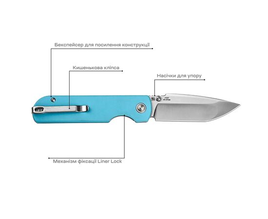 Нож CJRB Nova Blue (J1937-BU), изображение 5 Нож CJRB Nova Blue (J1937-BU), изображение 5