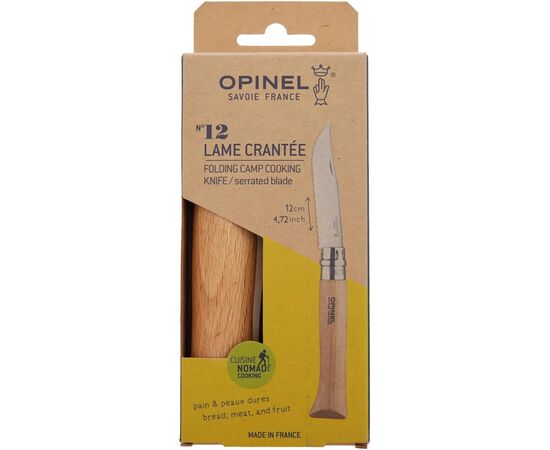 Нож Opinel 12 VRI Serrated (002441), изображение 6 Нож Opinel 12 VRI Serrated (002441), изображение 6