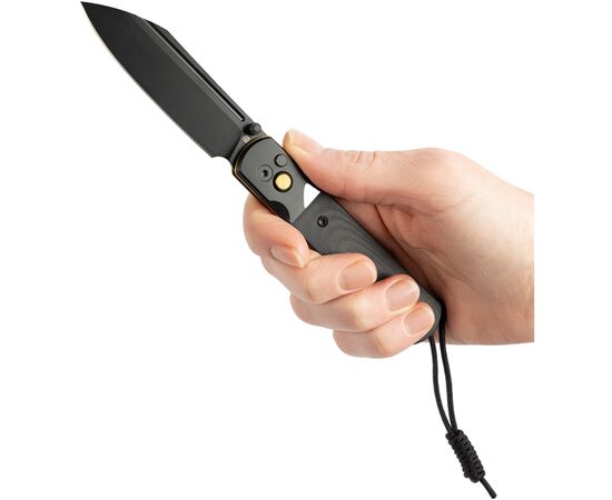 Нож Artisan Holm AR-RPM9 Black PVD Steel+Black G10 Inlay Gold (1875P-BG), изображение 5 Нож Artisan Holm AR-RPM9 Black PVD Steel+Black G10 Inlay Gold (1875P-BG), изображение 5