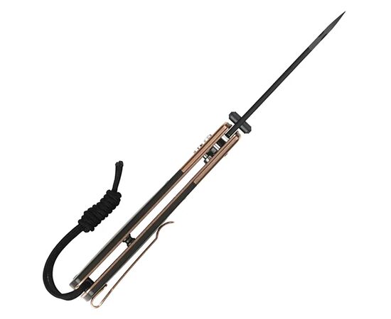 Нож Artisan Holm AR-RPM9 Rose Gold PVD Steel+Ebony Inlay (1875P-BRG), изображение 9 Нож Artisan Holm AR-RPM9 Rose Gold PVD Steel+Ebony Inlay (1875P-BRG), изображение 9