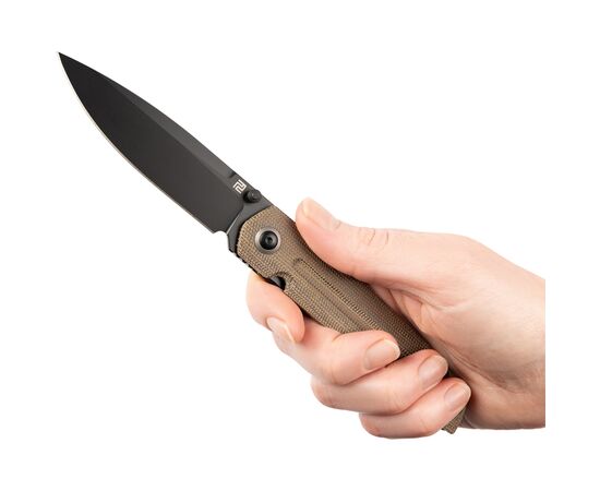 Нож Artisan Sirius S35VN Black Blade Od Green (2798.04.32), изображение 5 Нож Artisan Sirius S35VN Black Blade Od Green (2798.04.32), изображение 5