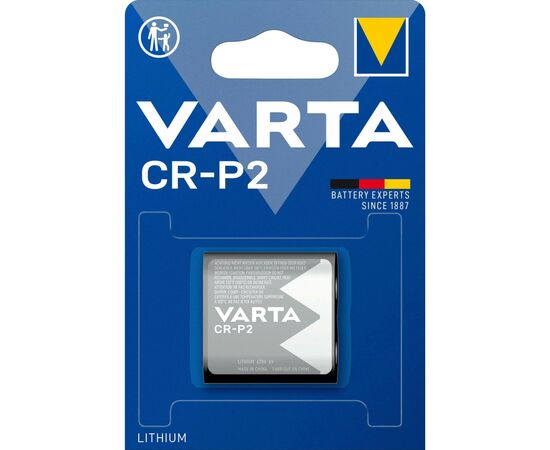 Батарейка Varta PHOTO CR P2 LITHIUM (06204301401)