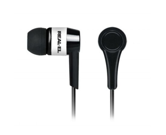 Наушники REAL-EL Z-1005 Black/White, изображение 2