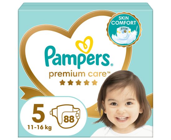 Підгузок Pampers Premium Care Junior 5 (11-16 кг) 88шт (4015400541813)