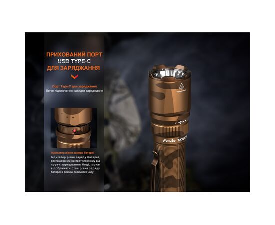 Фонарь Fenix TK20R UE Camo (TK20RUEcamo), изображение 10 Фонарь Fenix TK20R UE Camo (TK20RUEcamo), изображение 10