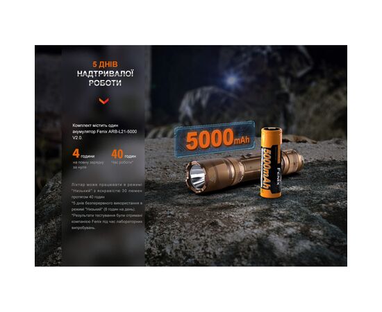 Фонарь Fenix TK20R UE Camo (TK20RUEcamo), изображение 11 Фонарь Fenix TK20R UE Camo (TK20RUEcamo), изображение 11