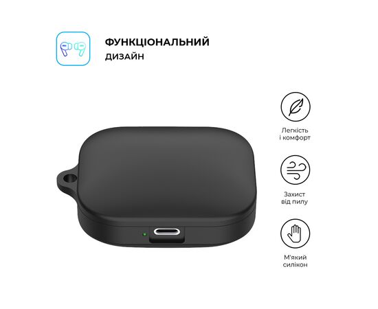 Чохол для навушників Armorstandart Hang Case для Xiaomi Redmi Buds 5 Black (ARM79949), зображення 2