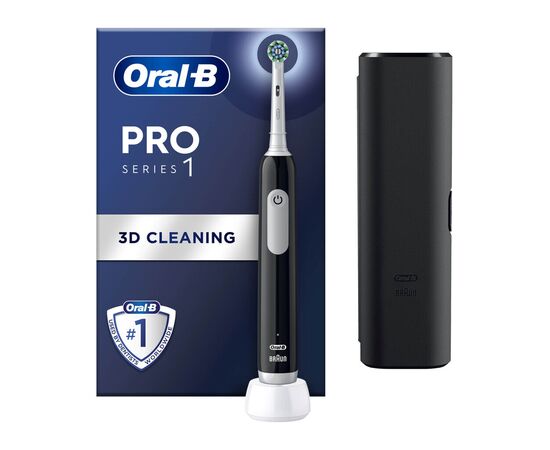 Электрическая зубная щетка Oral-B Pro Series 1 D305.513.3X BK типу 3791+ чохол Travel Edition