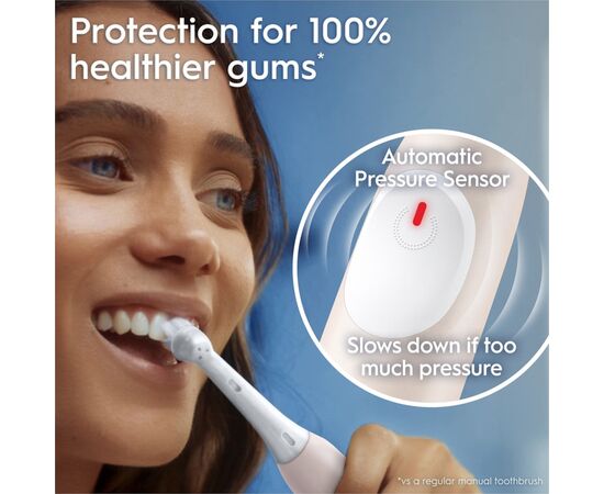 Электрическая зубная щетка Oral-B iO2 Series Calm Pink, изображение 4 Электрическая зубная щетка Oral-B iO2 Series Calm Pink, изображение 4