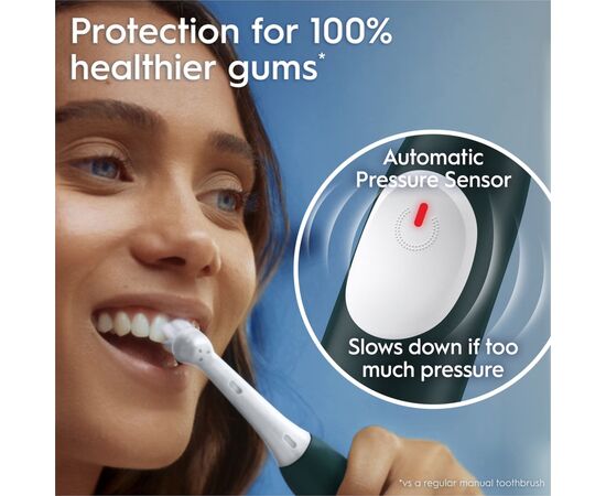 Електрична зубна щітка Oral-B iO2 Series Forest Green, зображення 4 Електрична зубна щітка Oral-B iO2 Series Forest Green, зображення 4
