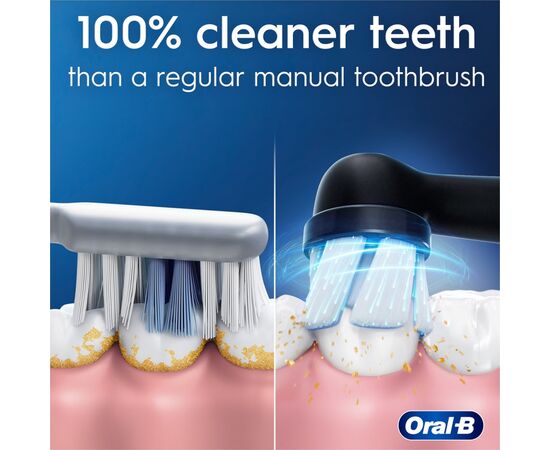 Електрична зубна щітка Oral-B iO2 Series Night Black / Forest Green + Extra Handle, зображення 2 Електрична зубна щітка Oral-B iO2 Series Night Black / Forest Green + Extra Handle, зображення 2