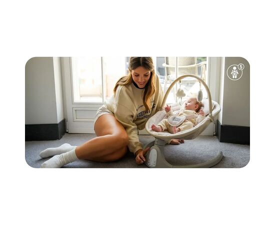 Кресло-качалка MoMi Kenani Onyx Sand (BULE00041), изображение 10