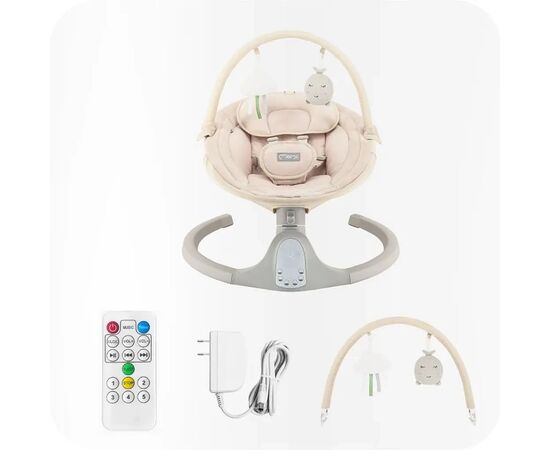 Кресло-качалка MoMi Kenani Onyx Sand (BULE00041), изображение 4