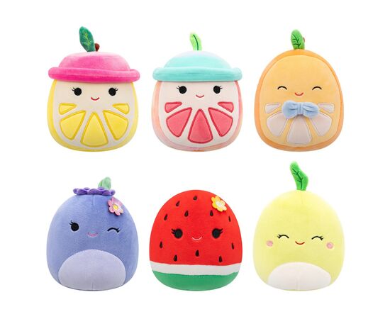 Мягкая игрушка Squishmallows сюрприз - Веселые фруктики 13 см (SQCR07568), изображение 4 Мягкая игрушка Squishmallows сюрприз - Веселые фруктики 13 см (SQCR07568), изображение 4