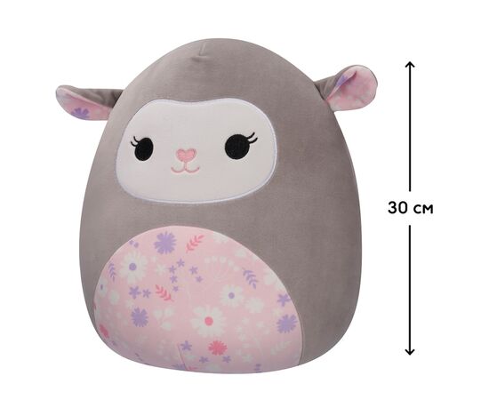 Мягкая игрушка Squishmallows Серый ягненок 30 см (SQER00912), изображение 2 Мягкая игрушка Squishmallows Серый ягненок 30 см (SQER00912), изображение 2