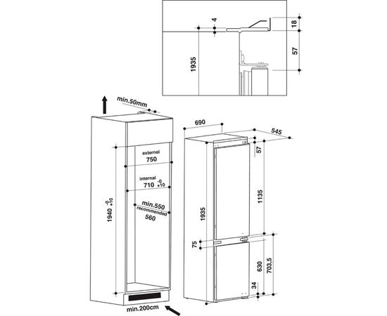 Холодильник Whirlpool SP40802EU, изображение 12 Холодильник Whirlpool SP40802EU, изображение 12