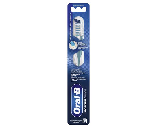 Зубная щетка Oral-B Pro-Expert Средней жесткости 1 шт. (8700216476089), изображение 2 Зубная щетка Oral-B Pro-Expert Средней жесткости 1 шт. (8700216476089), изображение 2