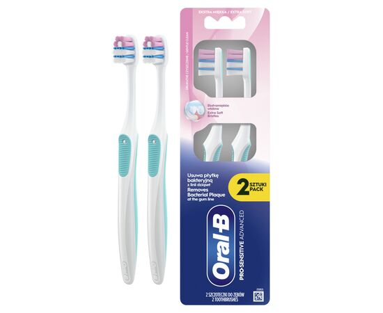 Зубная щетка Oral-B Pro-Sensitive Advanced Экстрамягкая 2 шт. (8700216567916)